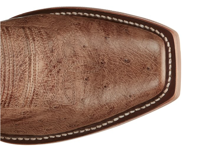 JE700 - Justin Women's Willa Boot - Tan Smooth Ostrich