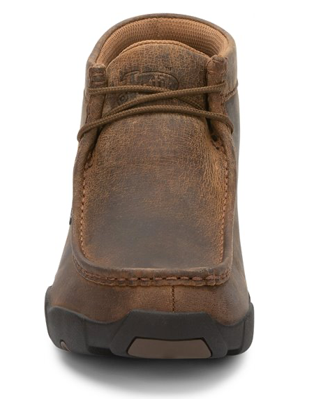 232 - Justin Men's Cappie Shoe - Dark Brown