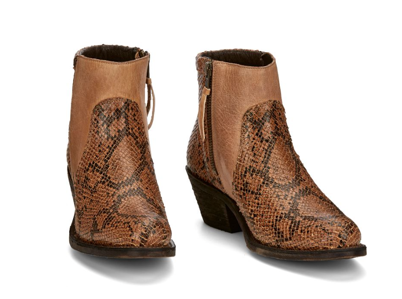 RM131 - Justin Women's Reba NEL Brown Snake Print