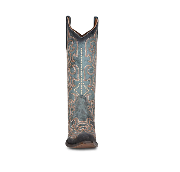 L5869 - Circle G Women's LD Blue Jean Embroidery & Traid Boot
