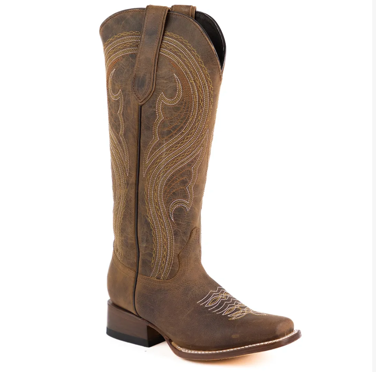 2807 - Rockin Leather Women's - Mad Dog Square toe