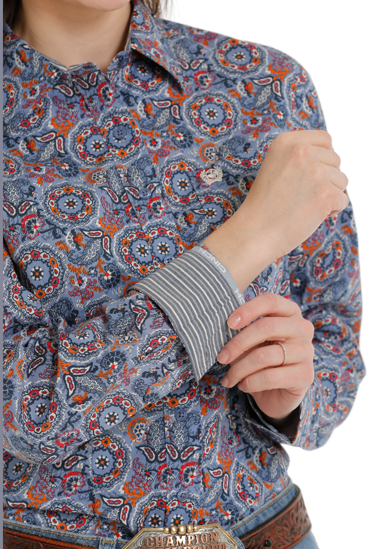 MSW9164195 - Cinch Women's Button-Up Shirt- LTB