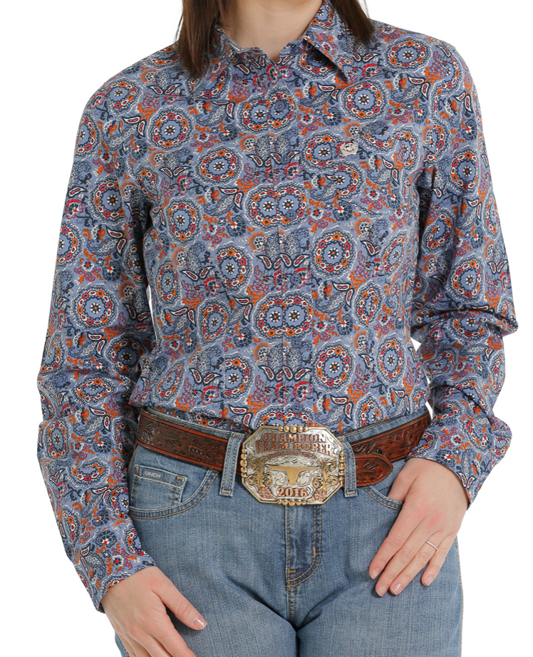 MSW9164195 - Cinch Women's Button-Up Shirt- LTB