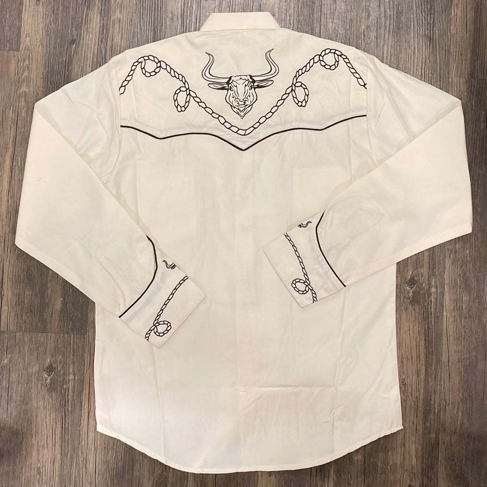 
                  
                    1016 - Beige - The American West Men's Embroidered LS Snap Shirt
                  
                