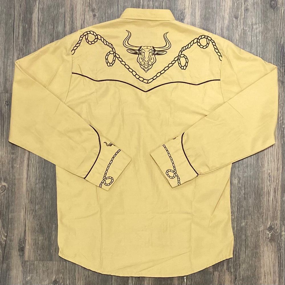 
                  
                    1016 - Khaki - The American West Men's Embroidered LS Snap Shirt
                  
                