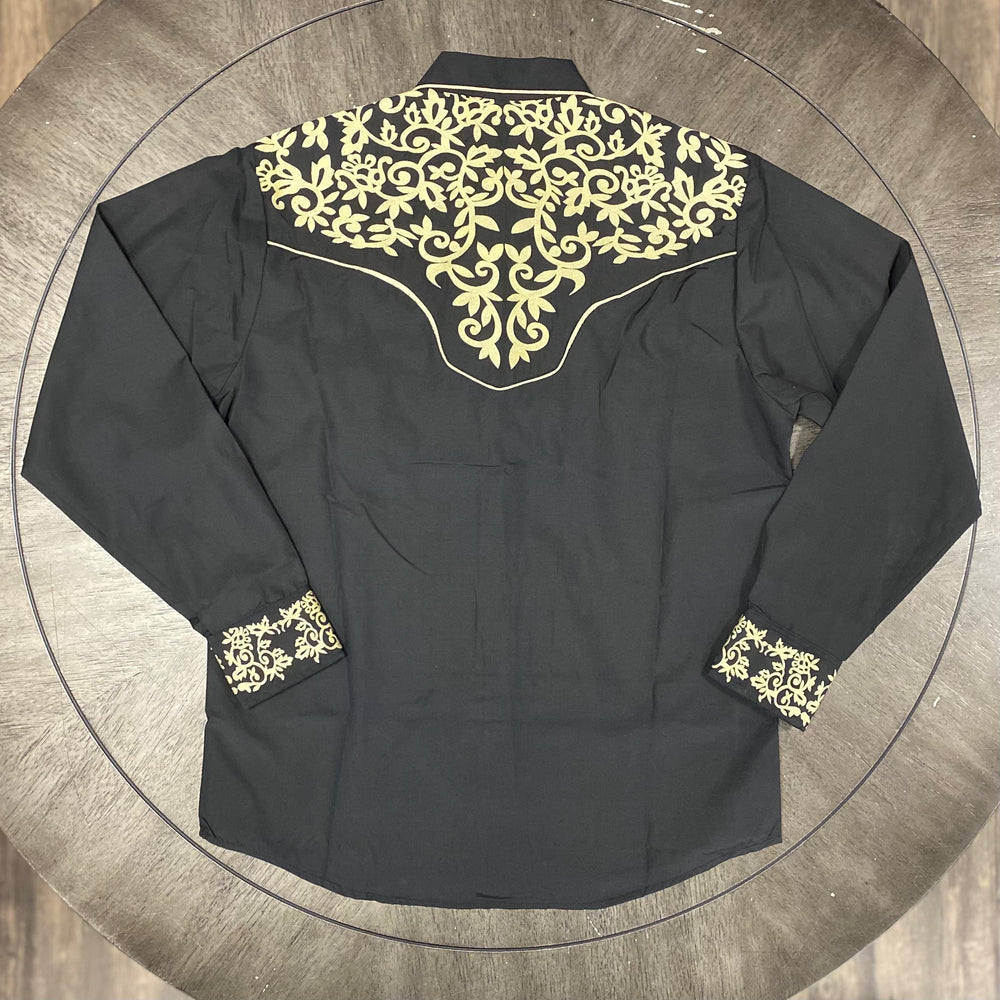 1013 - The American West Men's Embroidered LS Snap Shirt