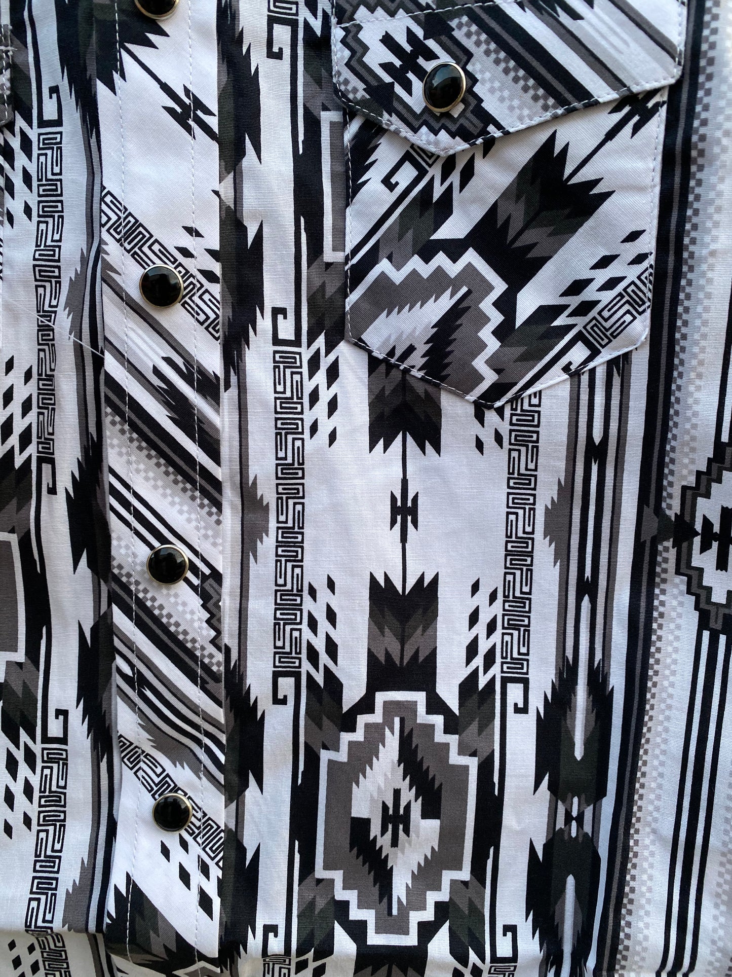 
                  
                    BBN2S03351 - Rock&Roll Denim Boy’s Black Aztec Print LS Snap Shirt
                  
                