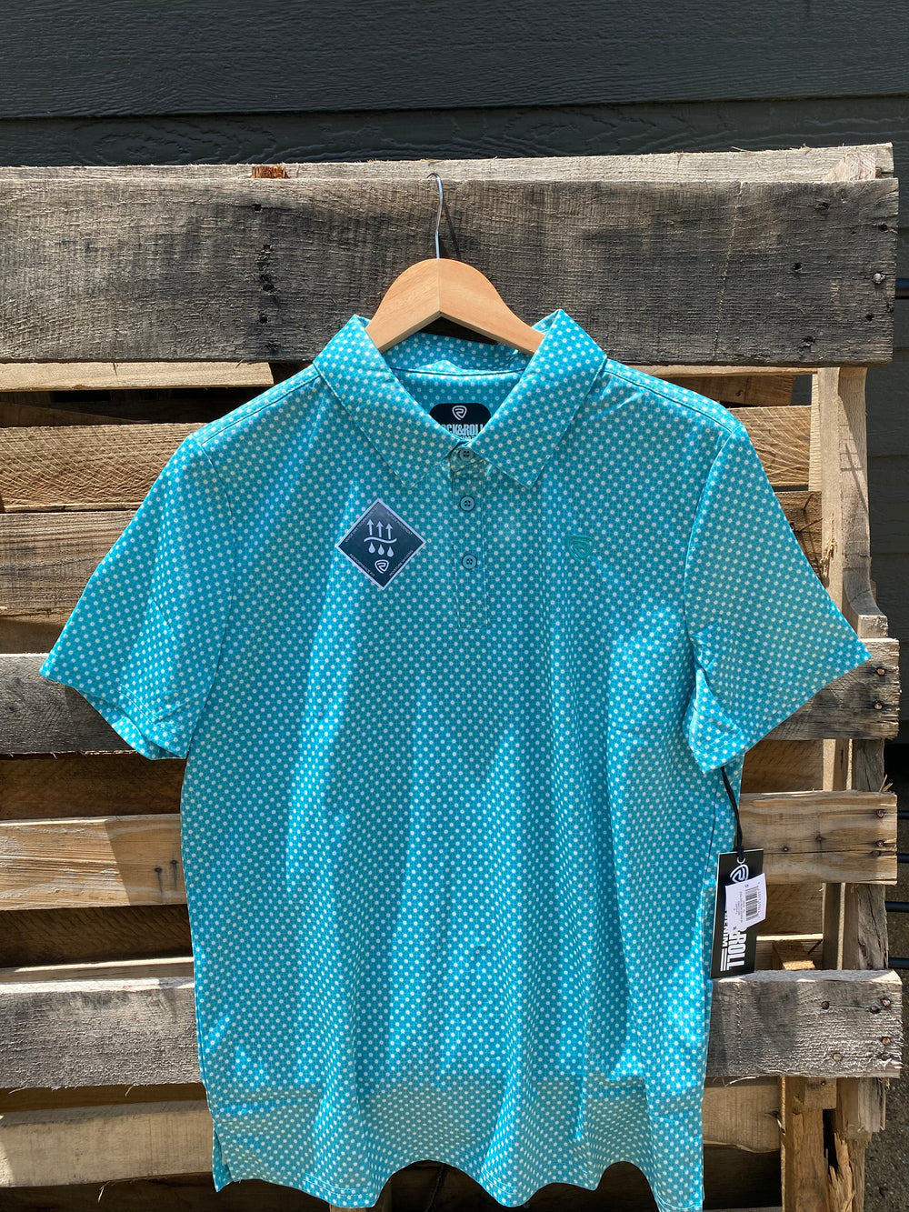 BM51T03963 - Rock & Roll Men's SS Polo- Turquoise