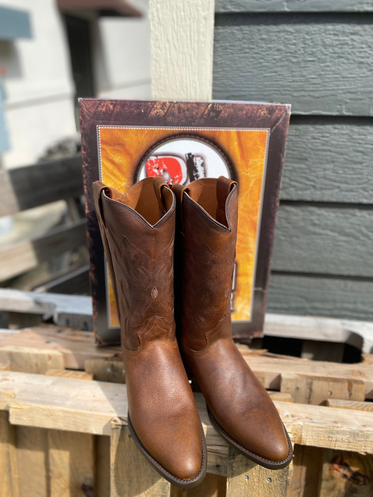 
                  
                    1811- Rockin Leather Men's Round toe Boots- Cognac Brown
                  
                