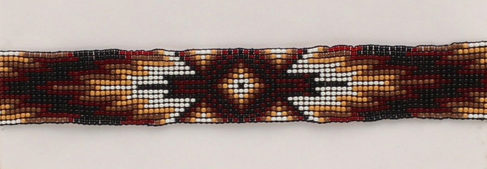 0274202 - Twister Hatband Beaded Stretch - Neutral Multi