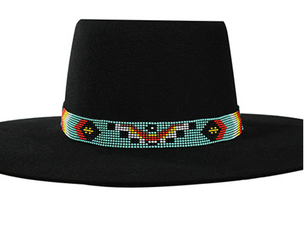 0276797- Twister Hatband Beaded Stretch - Multi