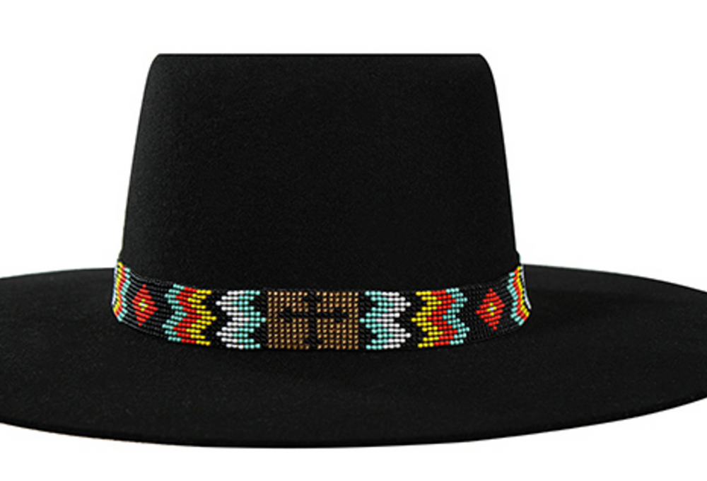 0276897- Twister Hatband Beaded Cross Stretch - Multi