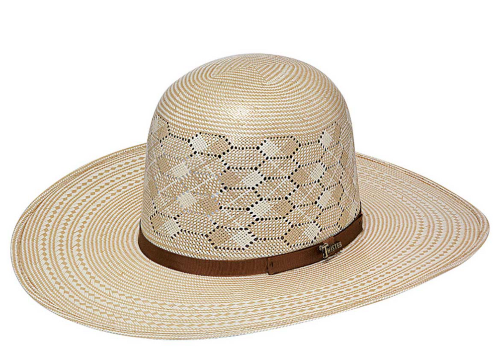 T73846 - Twister 30X Straw Hat  - Open Crown