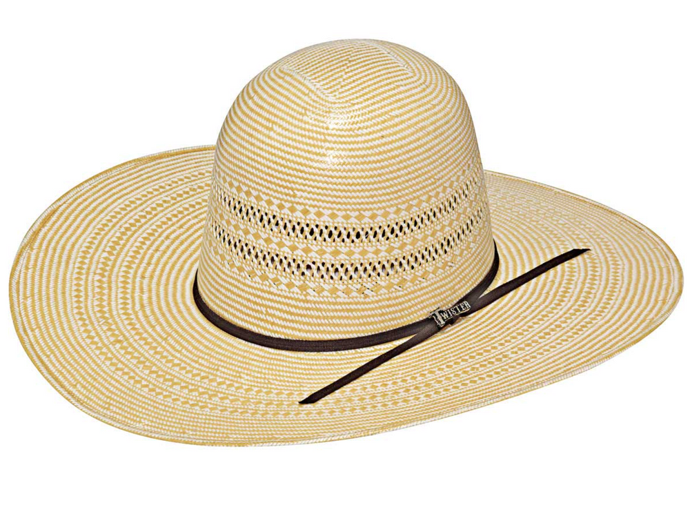 T73672 - Twister 20X Straw Hat  - Open Crown