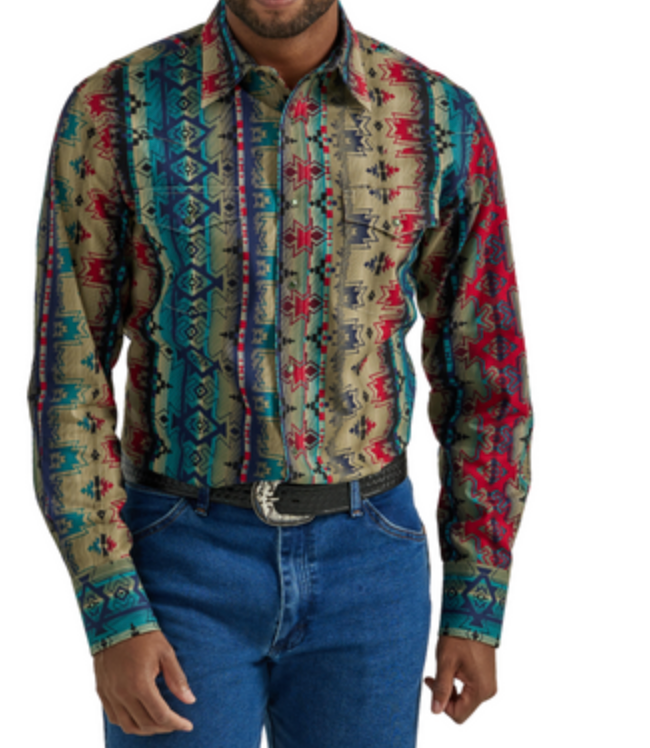 112330352- Wrangler Men's Checotah - Multi