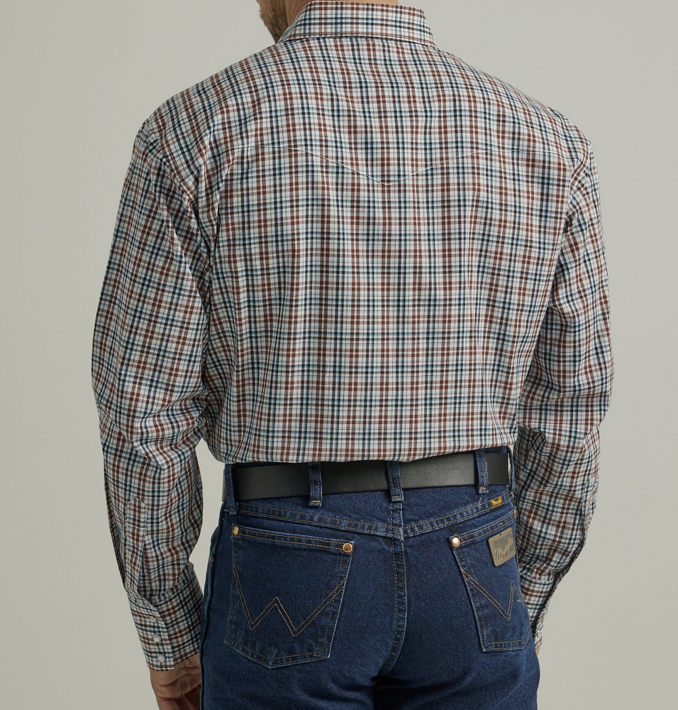 
                  
                    112330342- Wrangler Men's Classic Shirt - Brown Plaid
                  
                