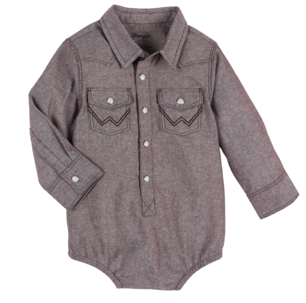 112334566 - Wrangler® Little Boys Onesie