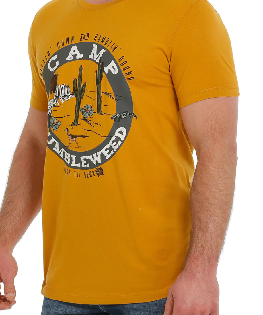MTT1690565 - Cinch Men's Camp Tee- Heather Blue