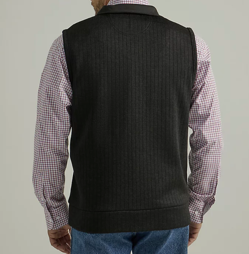 
                  
                    112334104- Wrangler George Strait Knit Zip Vest- Black
                  
                