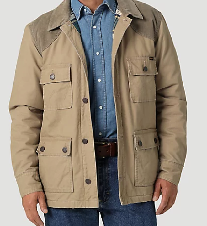 112335746 - Wrangler Men’s Barn Coat - Cathay Spice