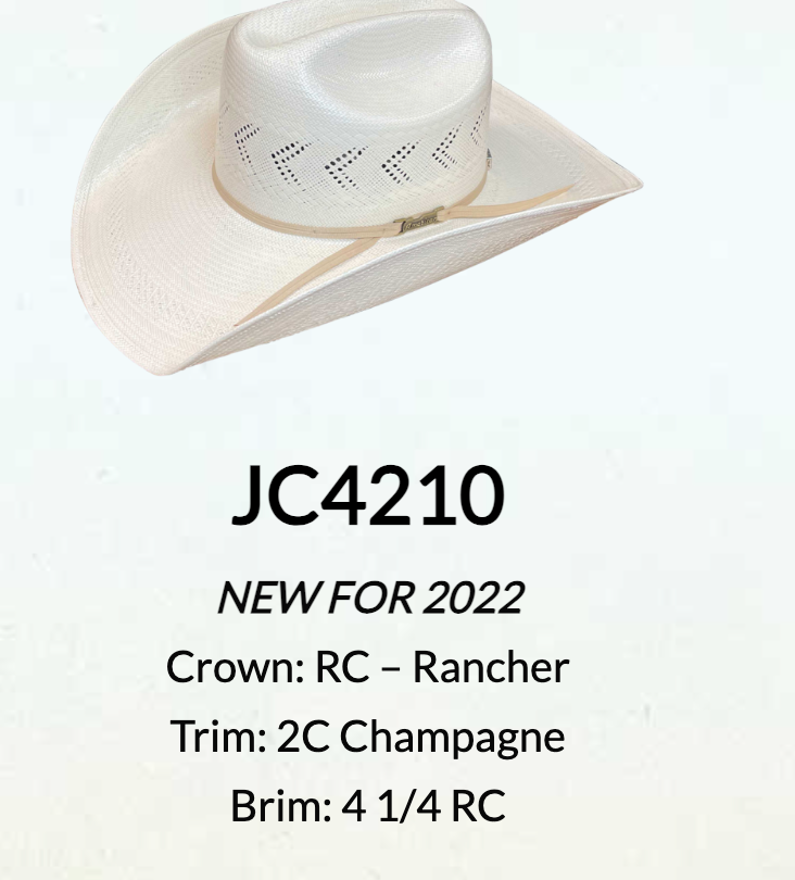 American Hat Company -  Open Crown - JC4210