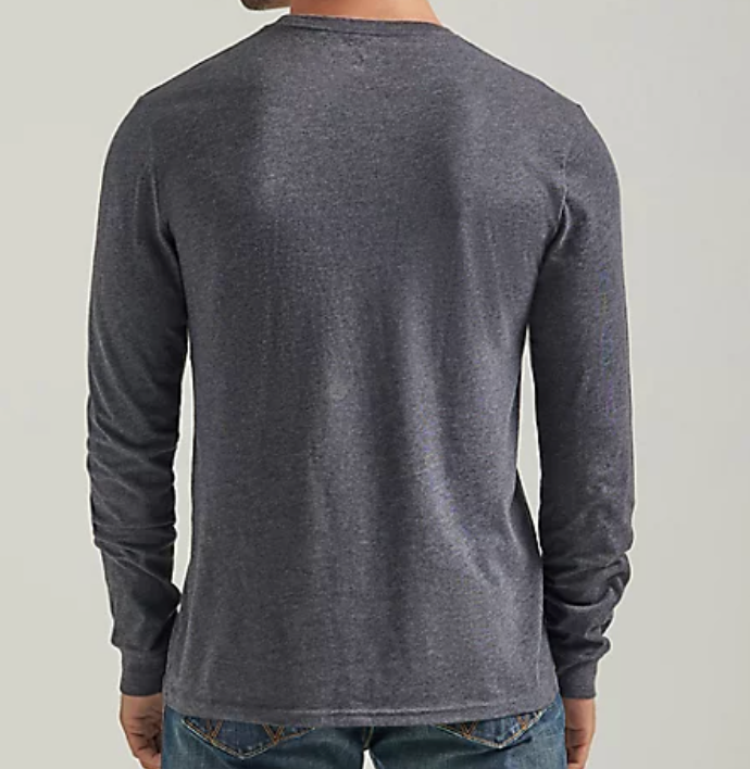 
                  
                    112339605- Wrangler Men’s LS Tee- Caviar Heather
                  
                