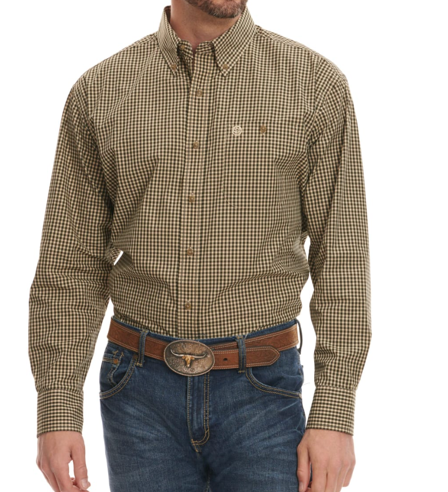 112338095- Wrangler George Strait Plaid- Short Bread