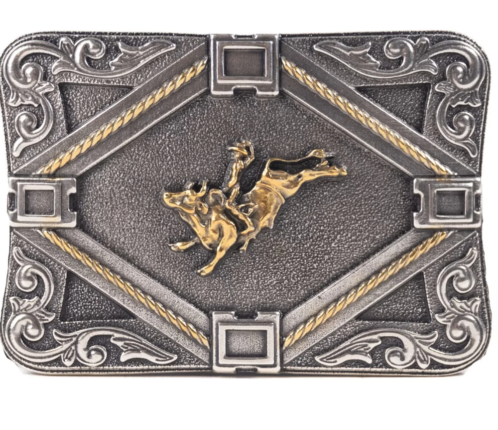 RLB009- RockinLeather Bull Riding Buckle