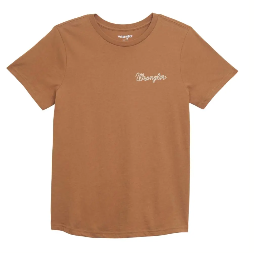 112350064- Wrangler Women's Tee- Tan