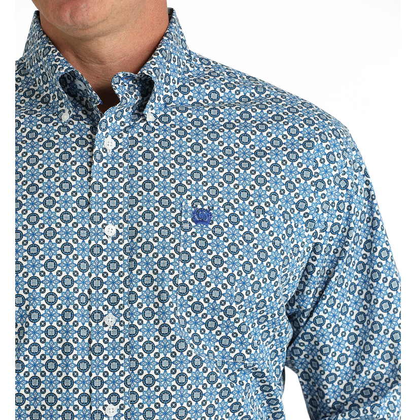 
                  
                    MTW1105794- Cinch Men's Geo Print- White
                  
                