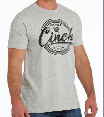 MTT1690562 - Cinch Men's Tee- Heather Grey