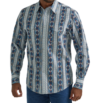 112330351- Wrangler Men's Checotah - Multi Blue