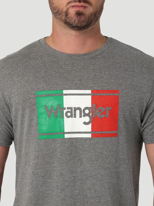 
                  
                    112336210 - Wrangler Men’s Mexico Flag Logo T-Shirt - Graphite Heather
                  
                