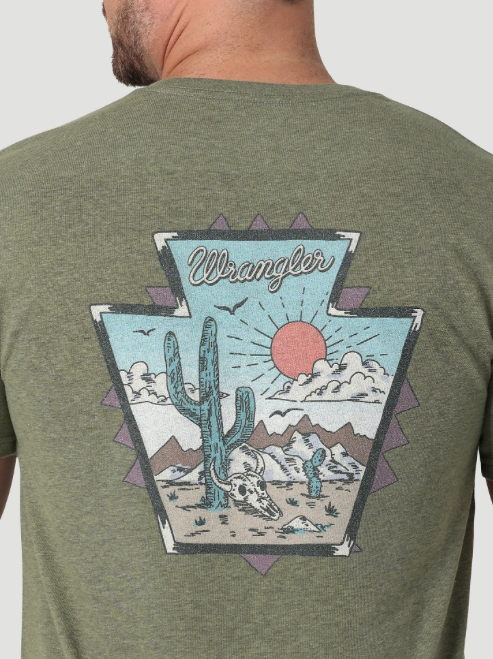 
                  
                    112336209 - Wrangler Men’s Back Graphic t-Shirt - Sage Heather
                  
                