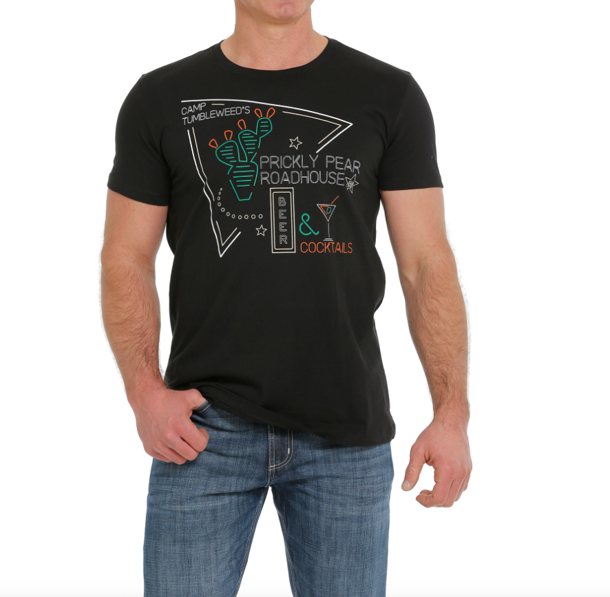 MTT1690563 - Cinch Men's Camp Tee- Blck