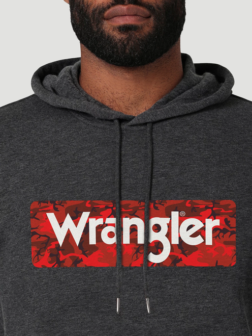 
                  
                    112336423 - Wrangler Men’s Camo Logo Hoodie - Caviar Heather
                  
                