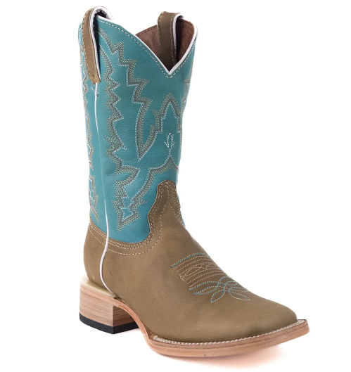 6501- RockinLeather Women's Square Toe Western Boot