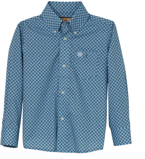 12344423- Wrangler Boy's Geo- Blue