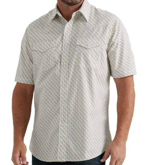 112346067- Wrangler Men's 20X Advanced Comfort Snap Short Sleeve Shirt