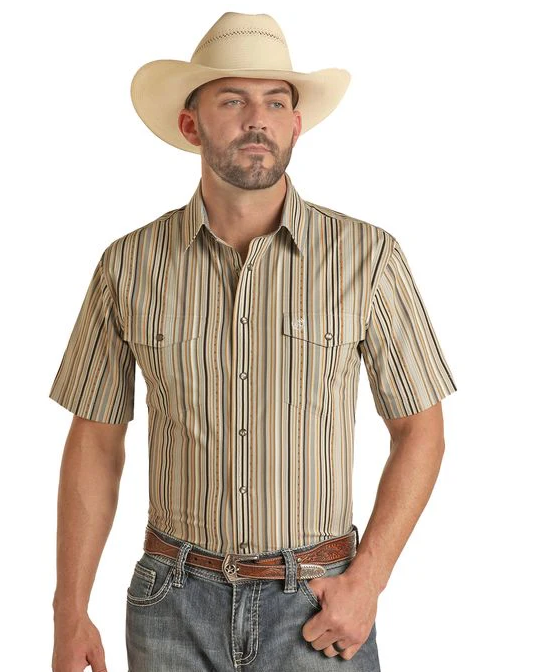 PMN3S03781 - Men's Panhandle Select Snap Front Shirt - Grey