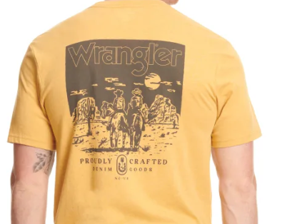 112350031- Wrangler SS Tee- Wheat Heather