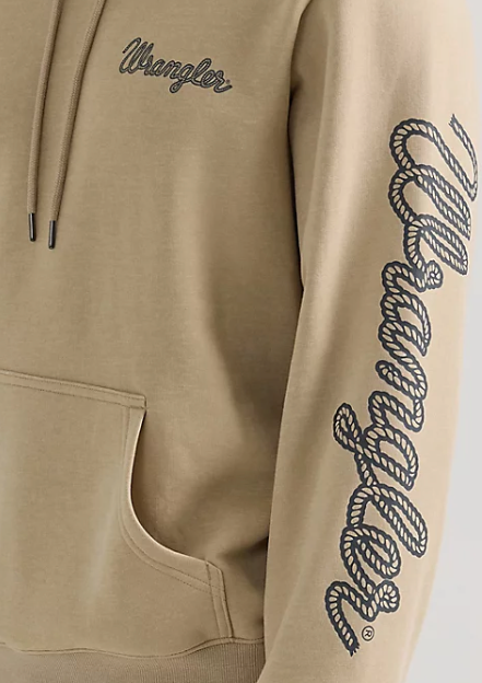 
                  
                    112350082- Wrangler Men's Hoodie Rope Logo- Tan
                  
                