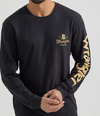 
                  
                    112350076-Wrangler Men's LS Tee- Black
                  
                