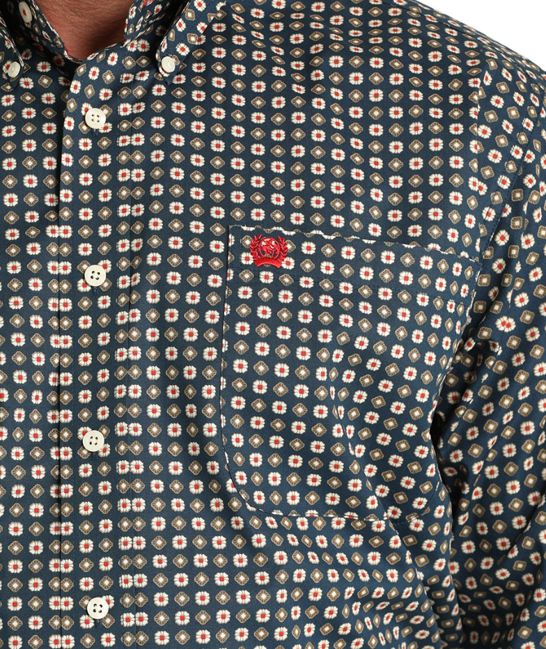 
                  
                    MTW1105812-Cinch Men's Medallion Print- Navy
                  
                