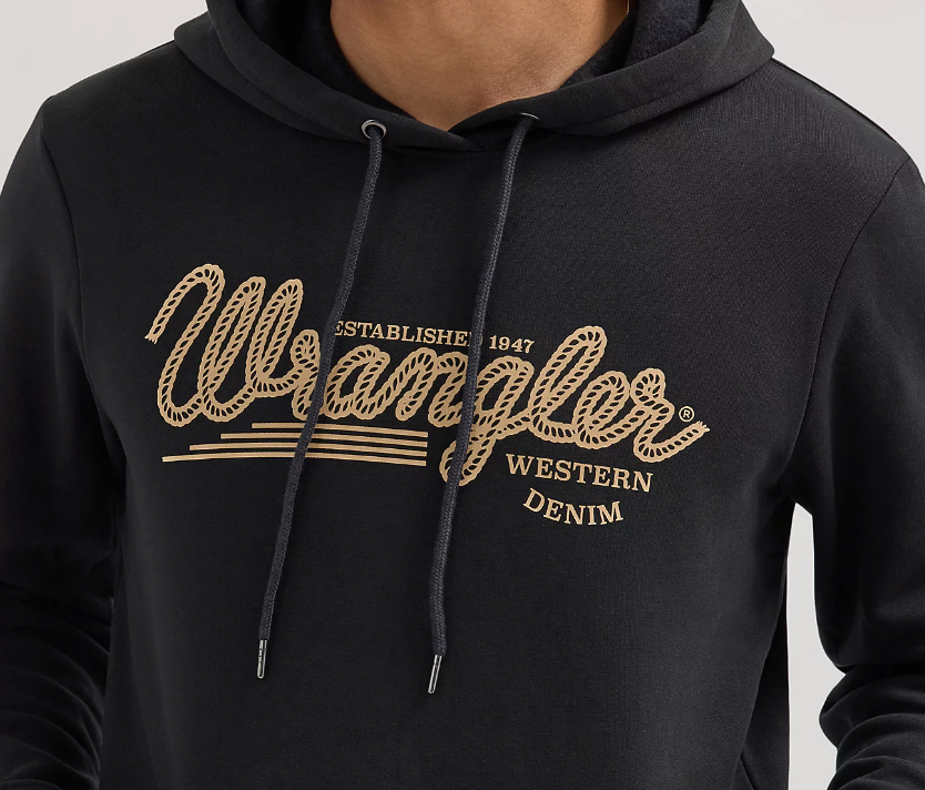 
                  
                    112354228-Wrangler Men's Logo Arm Hoodie- Black
                  
                