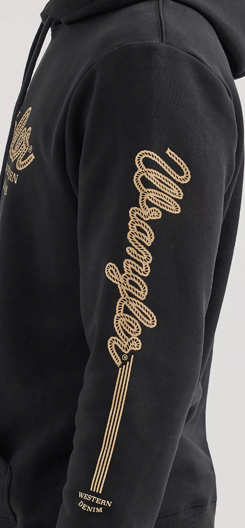 
                  
                    112354228-Wrangler Men's Logo Arm Hoodie- Black
                  
                
