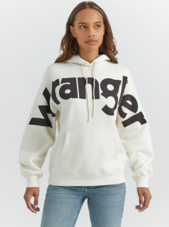 112353129 - Wrangler Retro® Western Vintage Hoodie - White