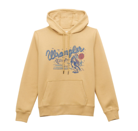 112354400 - Wrangler® Graphic Hoodie - Regular Fit - Croissant