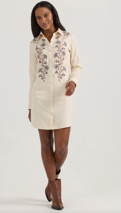 Wrangler Retro® Women's Americana Snap Shirt Dress