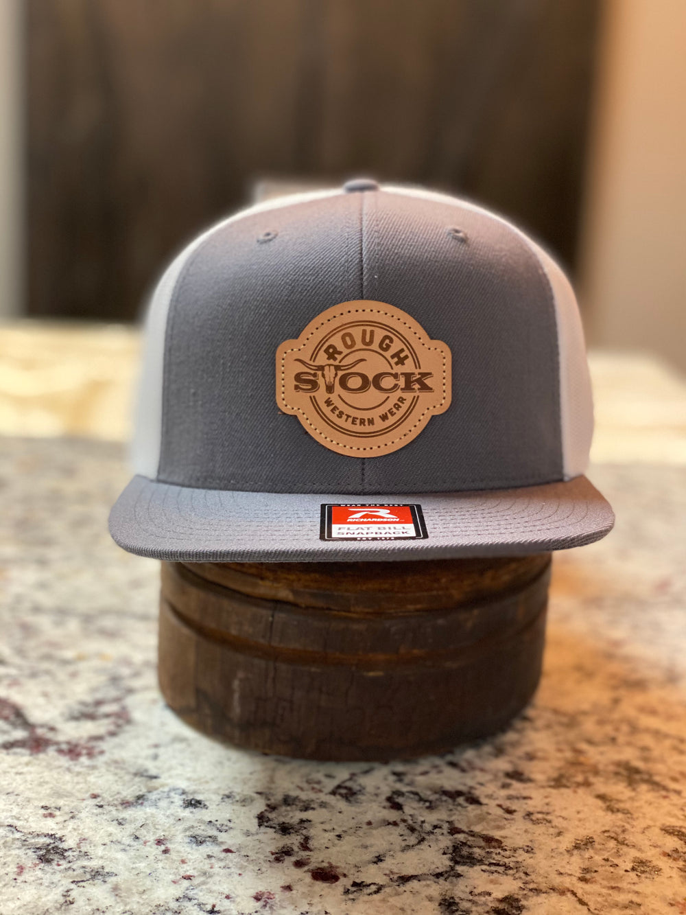 Rough Stock Western - Leather Patch Cap